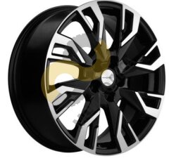 Khomen Wheels KHW1809 7x18 5x108  ET36 Dia65.1 Black-FP 