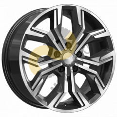 Skad Амиата 7x17 4x100  ET45 Dia54.1 алмаз черный ()