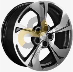 Khomen Wheels KHW1724 7x17 5x114,3 ET48 Dia67.1 Black-FP