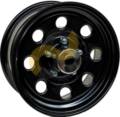 Ikon Wheels SNC058 7x15 5x139,7  ET-9 Dia110.5 Black 