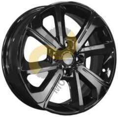 Khomen Wheels KHW1501 6x15 4x100  ET40 Dia60.1 Black 