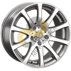 LS Wheels LS195 7x16 5x112 ET39 Dia66.6 GMF