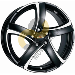 Alutec Shark 7.5x17 5x100 ET35 Dia63.3 Racing Black Front Polished
