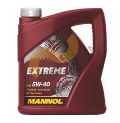 Моторное масло Mannol Extreme 5W-40 синтетическое 4 л.