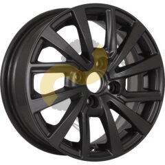 KDW KD1430 5.5x14 4x100 ET40 Dia60.1 Matt Black Painted
