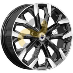 КиК Морейн 6.5x17 5x108  ET43 Dia65.1 алмаз черный 