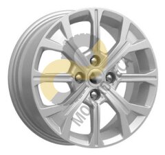 KDW KD1549 6x15 4x100 ET50 Dia60.1 Silver Painted