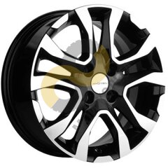 Khomen Wheels KHW1503  6x15 4x100  ET46 Dia54.1 Black-FP 