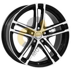 DEZENT TZ-C 8.0x18 5x112  ET30 Dia66.6 Black Polished ()