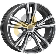 MAK X-Mode 9.5x21 5x112  ET37 Dia66.6 Gunmetal Mirror Face ()