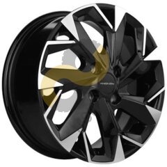 Khomen Wheels KHW1402  5.5x14 4x98  ET35 Dia58.5 Black-FP 