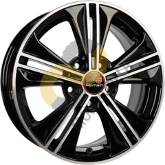 Vector R106 6.0x16 5x114,3  ET43 Dia67.1 алмаз черный 