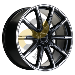 Khomen Wheels KHW2102 9.5x21 5x112  ET30 Dia66.6 Black-FP ()