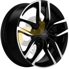 Khomen Wheels KHW1708 6.5x17 5x114,3 ET45 Dia60.1 Black-FP