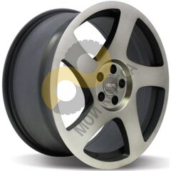 Vissol V-006 8.5x19 5x112  ET35 Dia66.6 Black Machined Wit ()