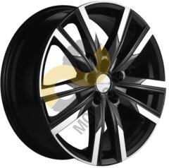 Khomen Wheels KHW1905 7.5x19 5x108 ET36 Dia65.1 Black-FP