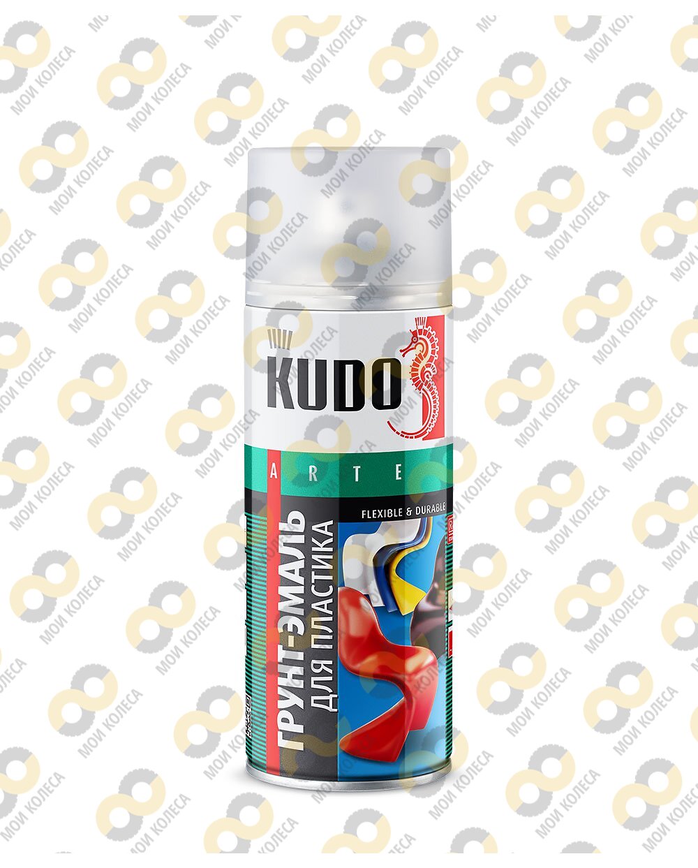 Kudo KU-6003 Грунт-эмаль для пластика белый 520 мл. купить по выгодной ...