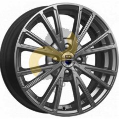 КиК Меандр 6.0x16 4x114,3  ET40 Dia67.1 Дарк платинум 