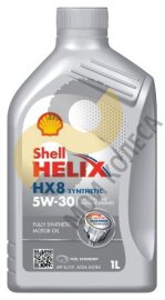 Моторное масло Shell Helix HX8 Synthetic 5W-30 синтетическое 1 л.