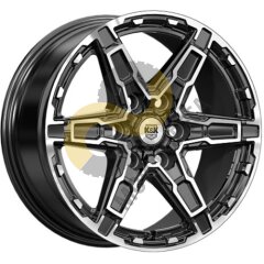КиК Дистрикт 8x18 6x139,7 ET50 Dia95.1 алмаз черный