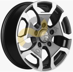 Khomen Wheels KHW1725 6.5x17 5x139,7 ET40 Dia98.5 Gray-FP