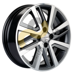 Khomen Wheels KHW1609 6x16 4x100  ET37 Dia60.1 Gray-FP ()