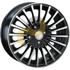 LS Wheels LS222 6.5x15 4x100  ET45 Dia73.1 FBKF ()