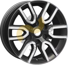 Khomen Wheels KHW1723 8x17 6x139,7 ET30 Dia106.1 Black-FP